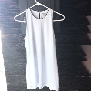 MADE IN ITALY WHITE ANATOMIE SLEEVELESS SHIRT. Leisure.